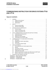 Kone V3F18 Installation Instructions Manual