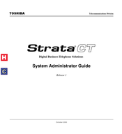 Toshiba Strata CT System Administrator Manual