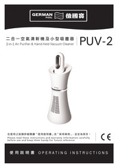 German pool PUV-2 Operating Instructions Manual