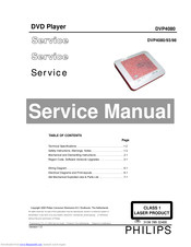 Philips DVP4080/93 Service Manual