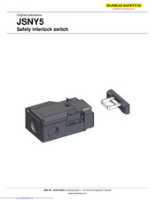 jokab safety JSNY5 Original Instructions Manual