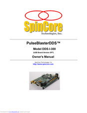 SpinCore Technologies PulseBlasterDDS Owner's Manual