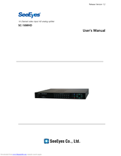 SeeEyes SC-16MHD User Manual
