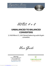 Glensound U2B4 User Manual