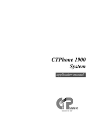 CTP Systems CTPhone 1900 Applications Manual