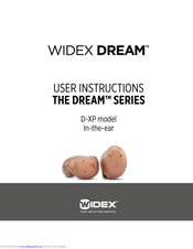 Widex DREAM220 User Instructions