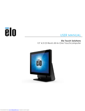 Elo Touch Solutions ESY 15E3 User Manual