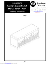 SEI BC402800TX Assembly Instructions Manual