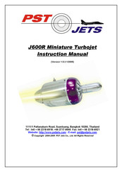 PST Jets J600R Instruction Manual