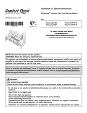 Comfort Flame Whispering24FMN Installation And Operation Instructions Manual