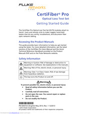 Fluke CertiFiber Pro Getting Started Manual