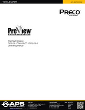Precor preview CD6102 Operating Manual