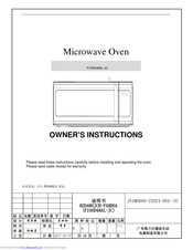 Galanz P100D48AL-JC Owner's Instructions Manual