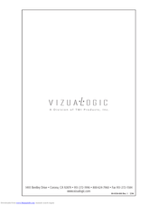 Vizualogic A 1250 Owner's Manual