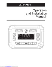 Magnadyne AT449150 Operation And Installation Manual