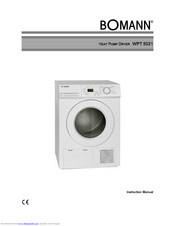BOMANN WPT 5021 Instruction Manual