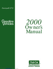 Club Car Carryall 272 200 Owner's Manual