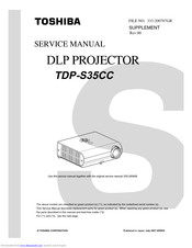 Toshiba TDP-S35CC Service Manual