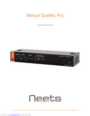 Neets QueBec Pro Installation Manual