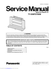 Panasonic TY-S58PX700W Service Manual