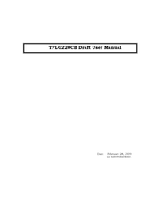 Lg TFLG220CB User Manual