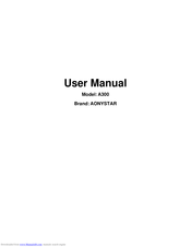 AONYSTAR A300 User Manual