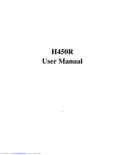 Hi-P H450R User Manual