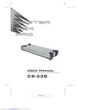 Master View CS-228 User Manual