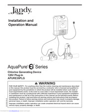 Jandy APURE35PLG Installation And Operation Manual