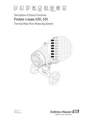 Endress+Hauser Proline t-mass 65F Manual