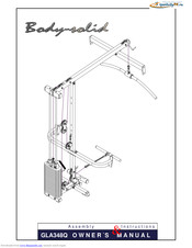 Body Solid GLA348Q Assembly Instructions Manual
