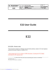 O2 FLT E22 User Manual
