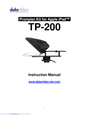 Datavideo TP-200 Instruction Manual