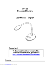 promethean AV124 User Manual