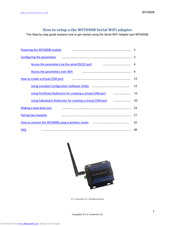 U.S. Converters WF5000B Setup Manual