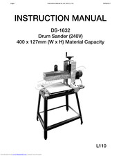 MachineryHouse DS-1632 Instruction Manual