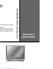LG MW-60SZ12 Owner's Manual