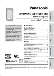 Panasonic JT-B1APAAZAM Operating Instructions Manual