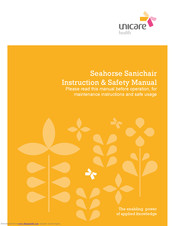 Unicare Health Seahorse Sanichair Instruction & Safety Manual