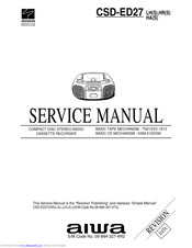 Aiwa CSD-ED27HRS Service Manual