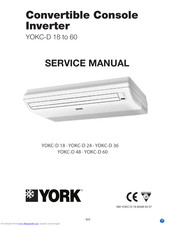 York YOKC-D 36 series Service Manual