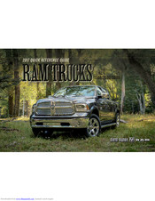 RAM 3500 2017 Quick Reference Manual