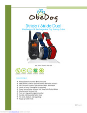 ObeDog Stride Manual