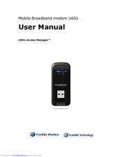Franklin U601 User Manual