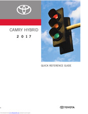 Toyota CAMRY HYBRID 2017 Quick Reference Manual