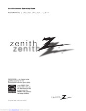 Zenith Z42LC6DF Installation And Operating Manual