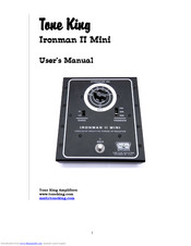 Tone King Ironman II Mini User Manual