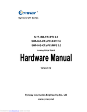 Synway SHT-16B-CT/cPCI/MP3 2.0 Hardware Manual