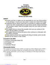 SCORPION 50V OPTO User Manual
