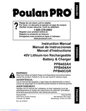 Poulan Pro Ppb404ah Manuals Manualslib